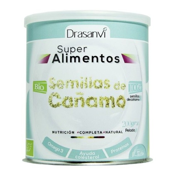 Semilla de Cañamo Bio - Superalimentos - 200g - Drasanvi