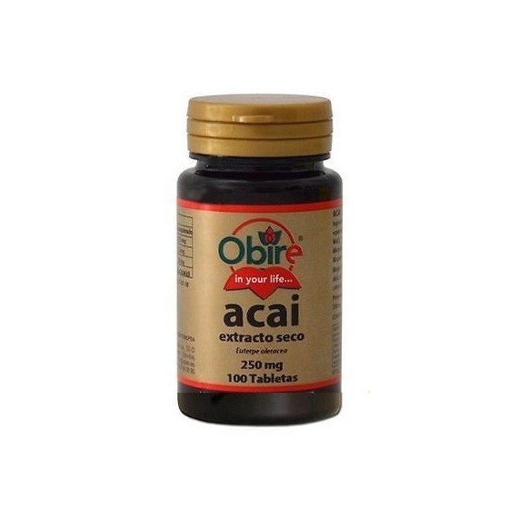 Acai - Extracto Seco - 250mg - 100 Comprimidos - Obire