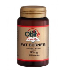Fat Burner -L-Carnitina + Té Rojo + Pomelo - 525mg - 90 Cápsulas - Obire