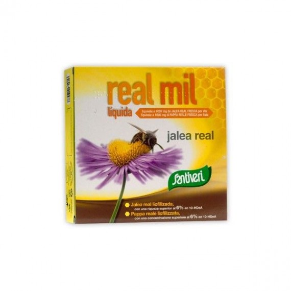 RealMil - Jalea Real - 20 viales - 10ml - Santiveri