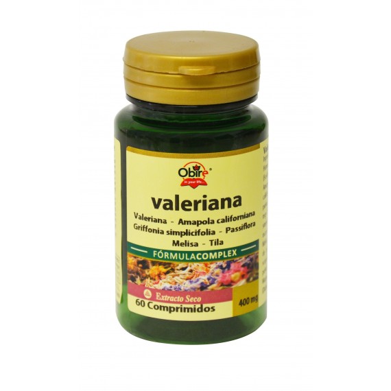 Valeriana 400mg - Formula Complex - 60 comprimidos - Obire
