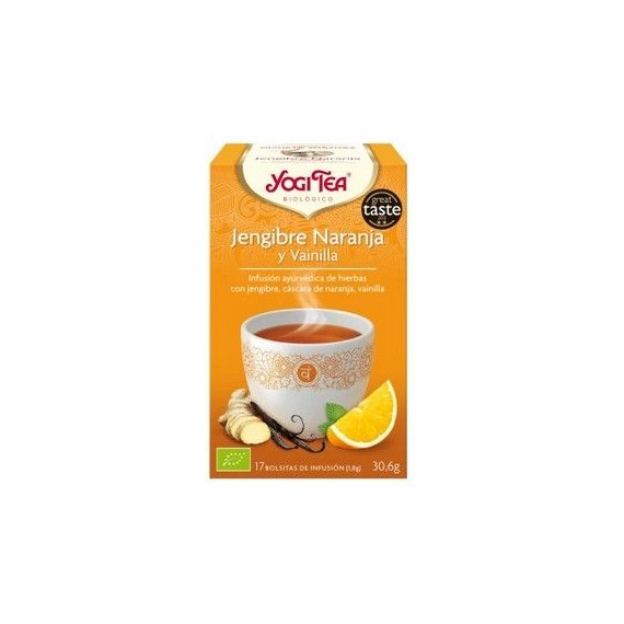 Yogitea - Té - Jengibre Naranja y Vainilla - 17 Bolsitas