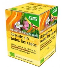 Infusión Flores de Bach - Rescate en todos los casos - 15 bolsitas - Salus