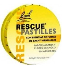 Rescue Pastillas - Sabor Naranja y Flores de Sauco - 50g - Flores de Bach
