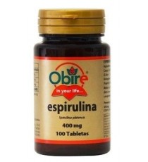 Espirulina 400mg - 100 Comprimidos - Obire