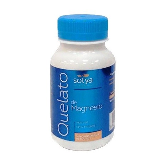 Quelato de Magnesio 800mg - 100 Comprimidos - Sotya