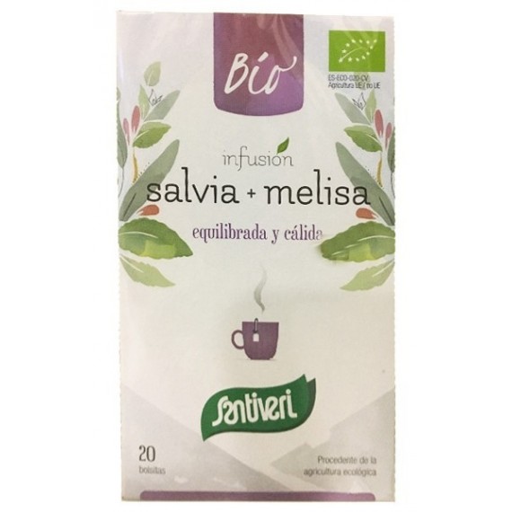 Infusión Salvia y Melisa Bio - 20 Bolsitas - Santiveri