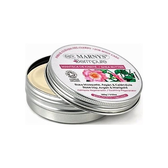 Manteca de Karite Bio - Rosa Mosqueta, Argán y Caléndula - Marnys - 100g