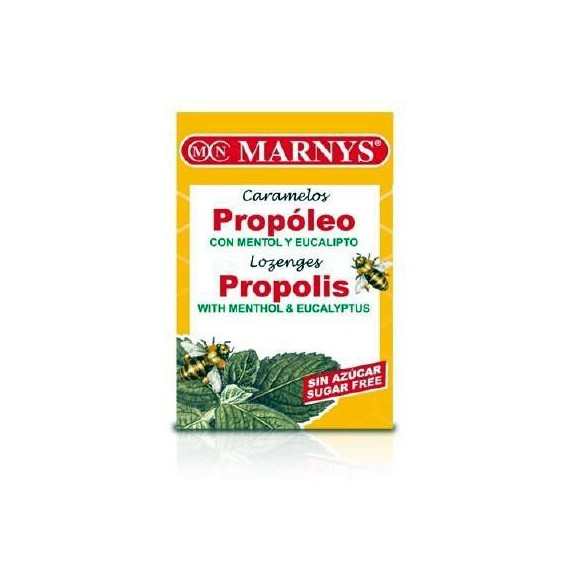 Caramelos Propoleo con Mentol y Eucalipto - Sin Azucar - Marnys - 36,5g