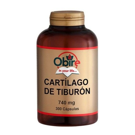 Cartílago de Tiburón 740mg - Obire - 300 Capsulas
