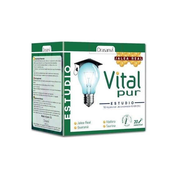 Jalea Real Vital Pur Estudio - 20 viales - Drasanvi