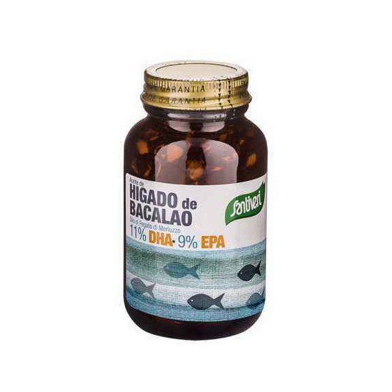 Aceite de Bacalao 11%DHA 9%EPA - 120 Perlas - Santiveri