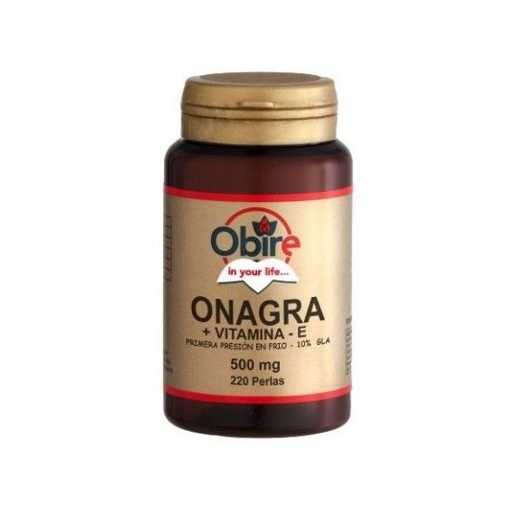 Aceite de Onagra + Vitamina E 500mg - 220 Perlas - Obire