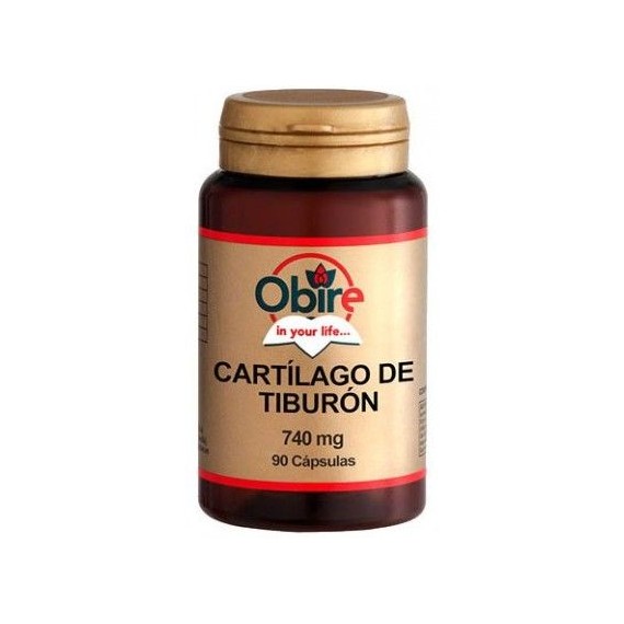 Cartílago de Tiburón 740mg - 90 Cápsulas - Obire