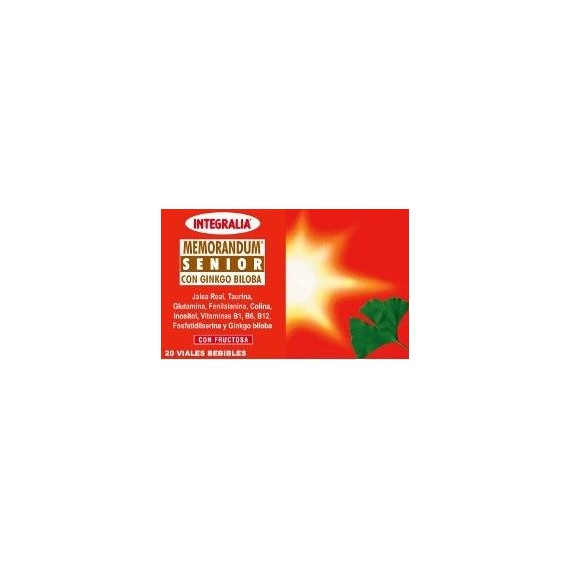 Memorandum Senior con Ginkgo Biloba - 20 Viales - Integralia