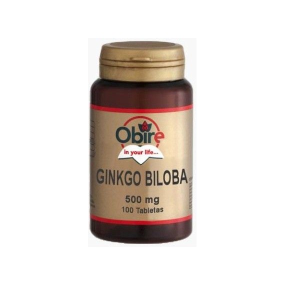 Ginkgo Biloba 500mg - 100 Comprimidos - Obire