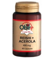 Reishi + Acerola 400mg - 90 Cápsulas - Obire