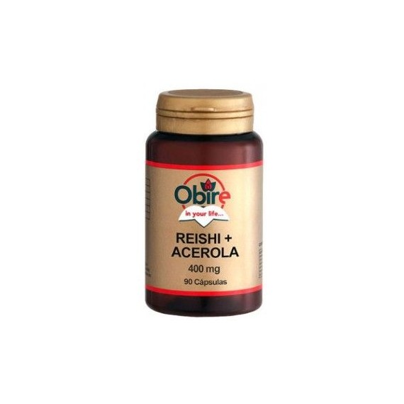 Reishi + Acerola 400mg - 90 Cápsulas - Obire