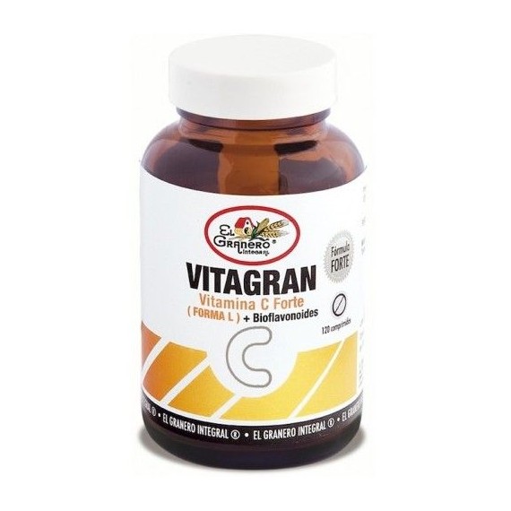 Vitagran (Vit C Forte + Bioflavonoides) - 120 Comprimidos - El Granero Integral