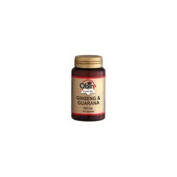Ginseng + Guaraná 400mg - 90 Cápsulas - Obire