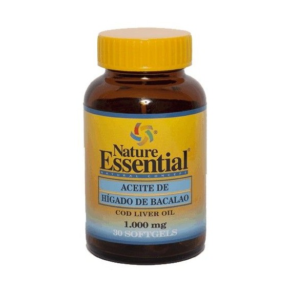 Aceite de Higado de Bacalao 1000mg - 30 Perlas - Nature Essential
