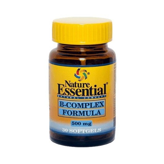 Vitamina B Complex 500mg - 30 Perlas - Nature Essential