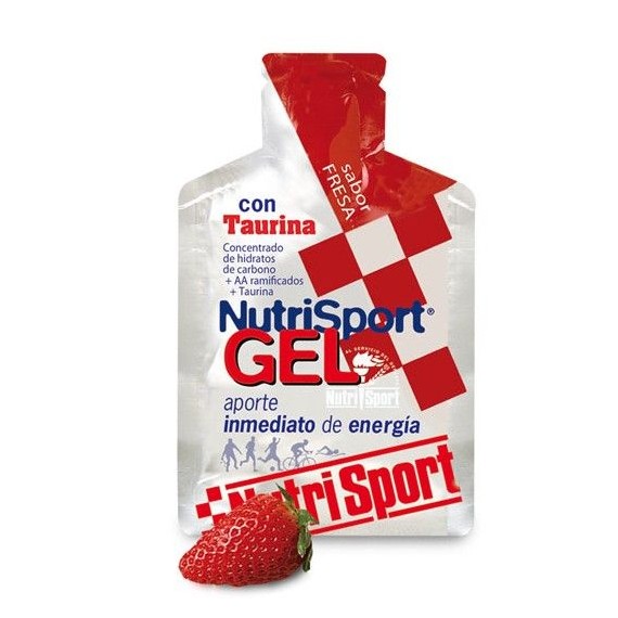 Gel con Taurina - NutriSport - Fresa