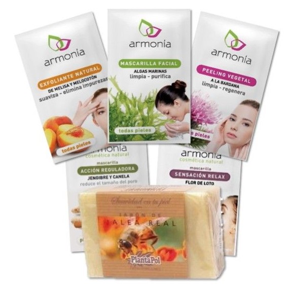Jabón Natural de Manos y Set Completo de Cuidado Facial